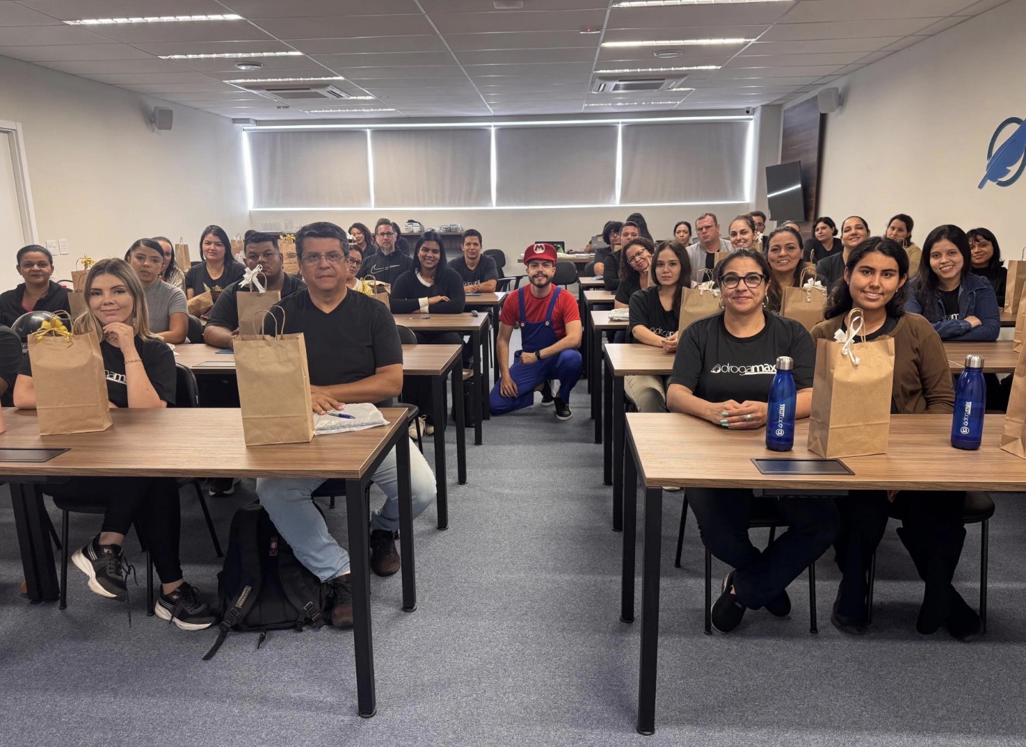 Participantes de um treinamento in company